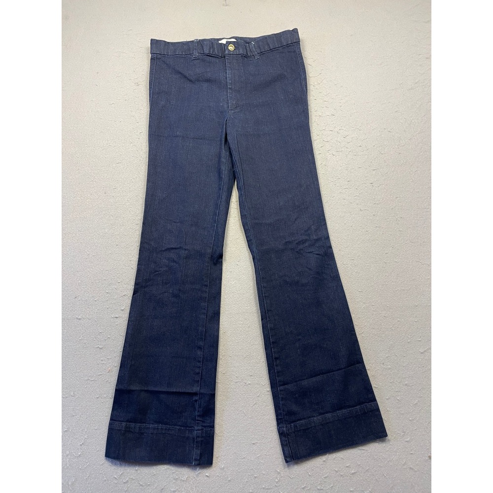 HM Flare Jeans Denim Dark Blue EUR42 US10 Womens